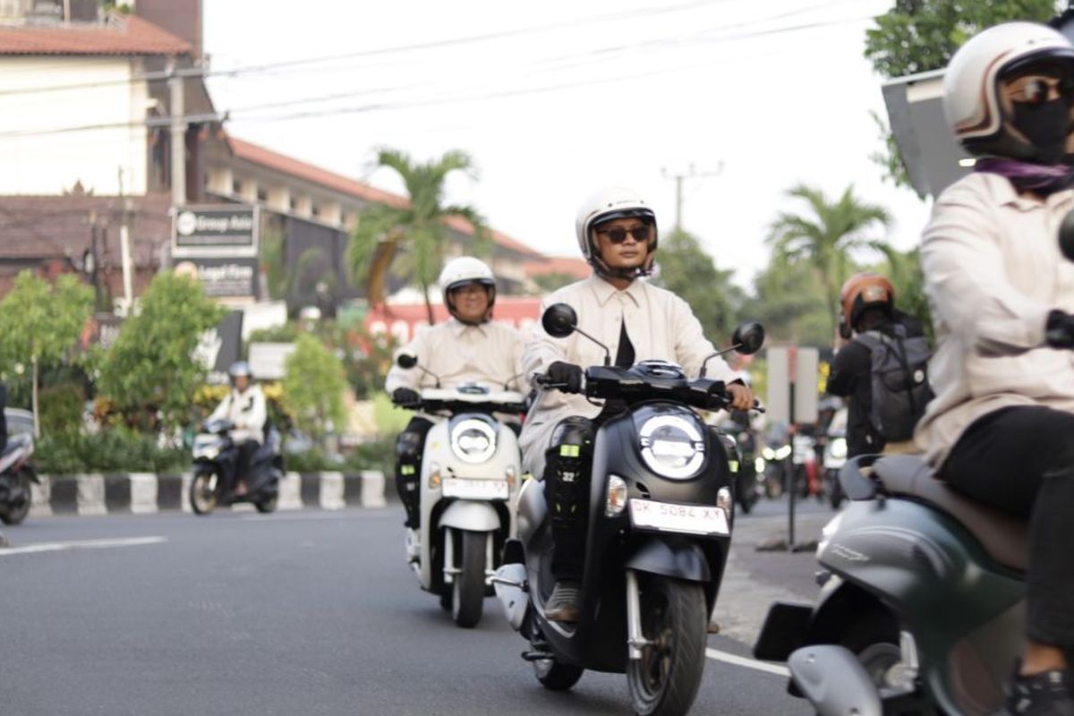 Menguji New Honda Scoopy di Kuta, Bali