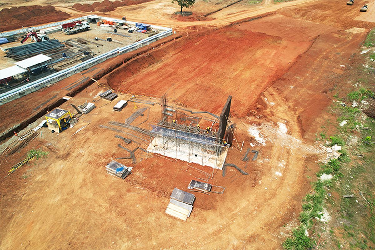 Progress Direct Toll Access KM 25 pada 30 Oktober 2024 