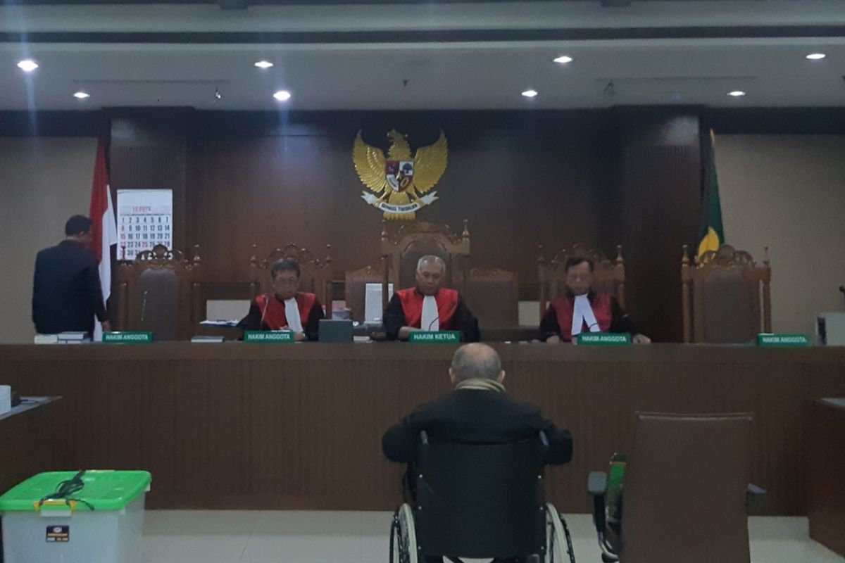Mayjen (Purn) Kivlan Zen dalam sidang lanjutan kasus Senjata Api Ilegal di PN Jakarta Pusat, Rabu (18/12/2019)