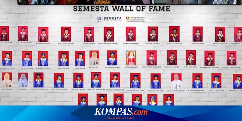 Sekolah Semesta Bangun Kenangan Indah Dan Optimisme Lewat Virtual Graduation Halaman All Kompas Com