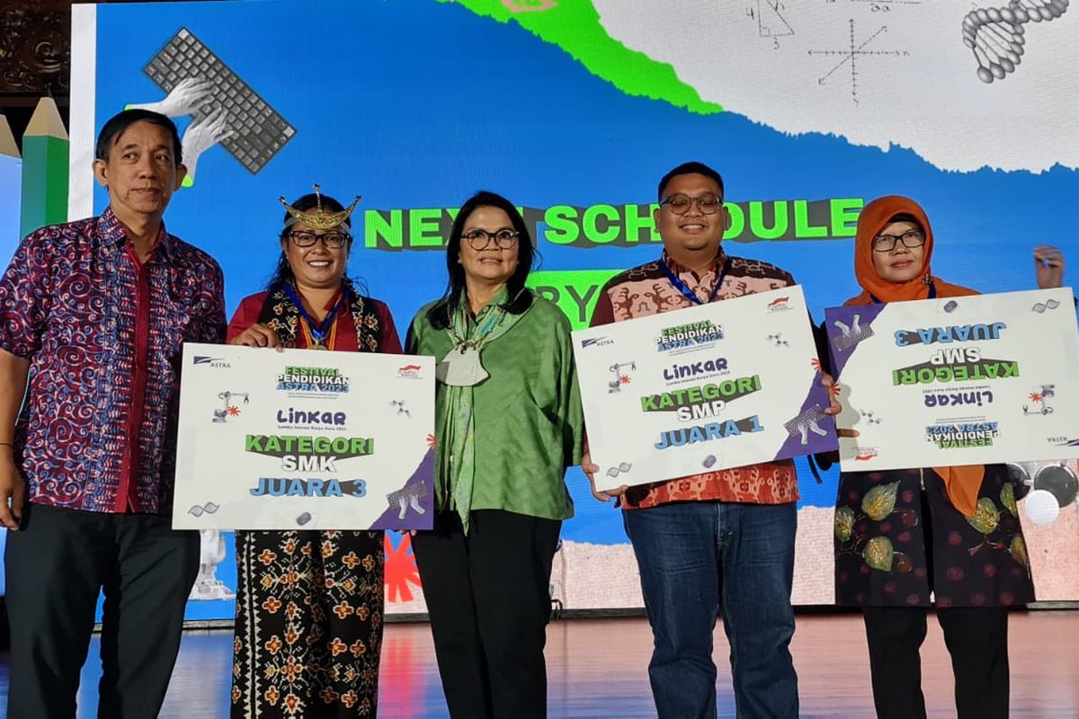 Sekolah binaan astra raih juara nasional di Festival Pendidikan Astra 2023