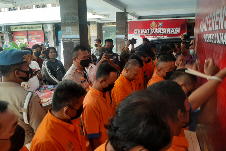 Puluhan oran ditangkap dalam OPS pekat Lumajang, Rabu (8/6/2022)