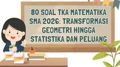 80 Soal TKA Matematika SMA 2026: Transformasi Geometri hingga Statistika dan Peluang