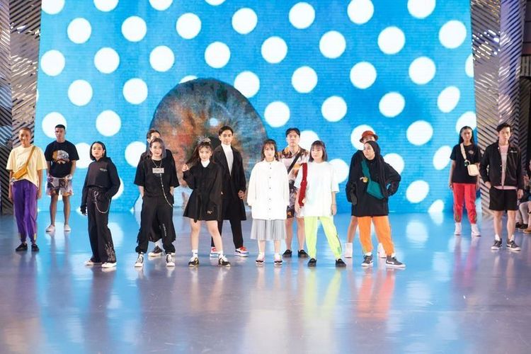 Model dalam Fashion Show yang diadakan Urban Sneaker Society