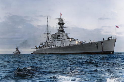 HMS Hood, Kapal Perang Kebanggaan Inggris yang Ditenggelamkan Jerman