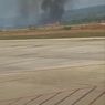 Rumput di Area Bandara El Tari Kupang Terbakar, Penerbangan Lion Air Delay 1,5 Jam