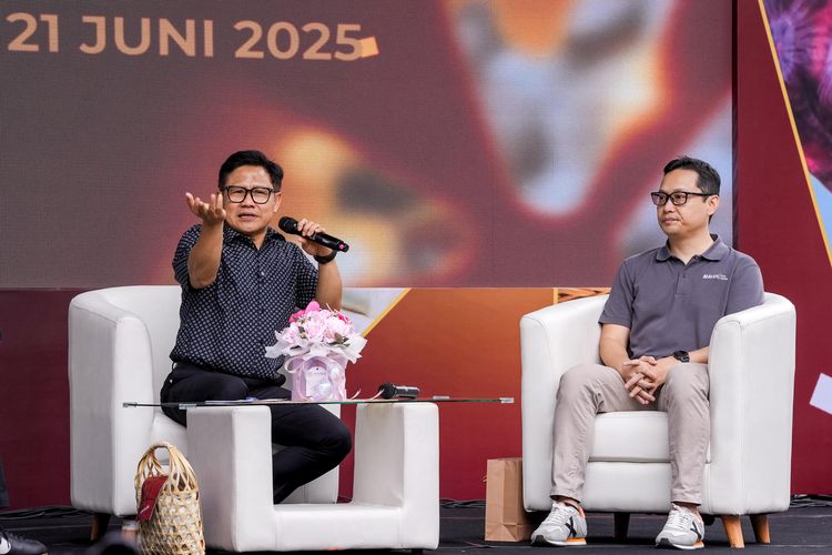 Menteri Koordinator Pemberdayaan Masyarakat (PM), Abdul Muhaimin Iskandar  di Bandung, Sabtu (21/6/2025).