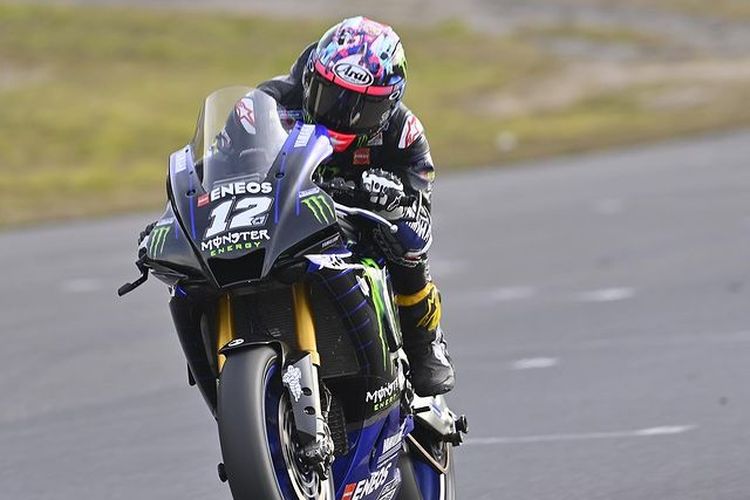 Yamaha YZF-R1 bekas dipakai Maverick Vinales untuk latihan dijual oleh YART