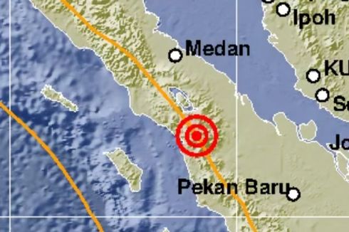 Gempa Bermagnitudo 5 Guncang Tapanuli Utara