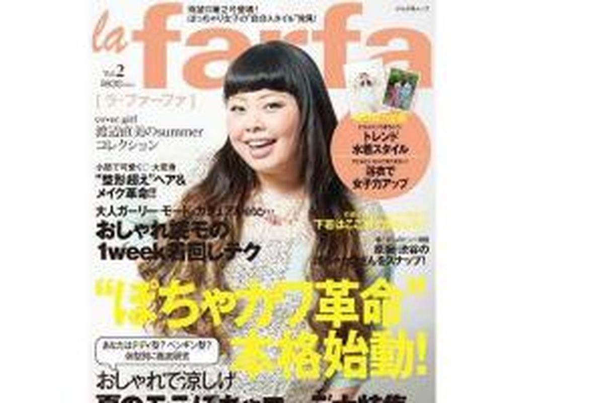 Majalah La Farfa khusus untuk para wanita berukuran tubuh plus. 