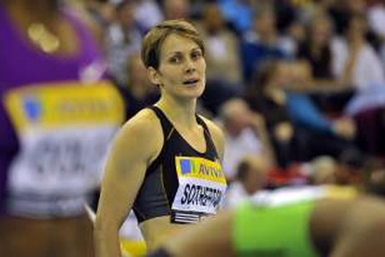 Mantan atlet Olimpiade asal Inggris, Kelly Sotherton.
