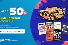 Promo Christmas & Holiday BUMBASTIS, Diskon Semua Buku 50 Persen di Gramedia.com
