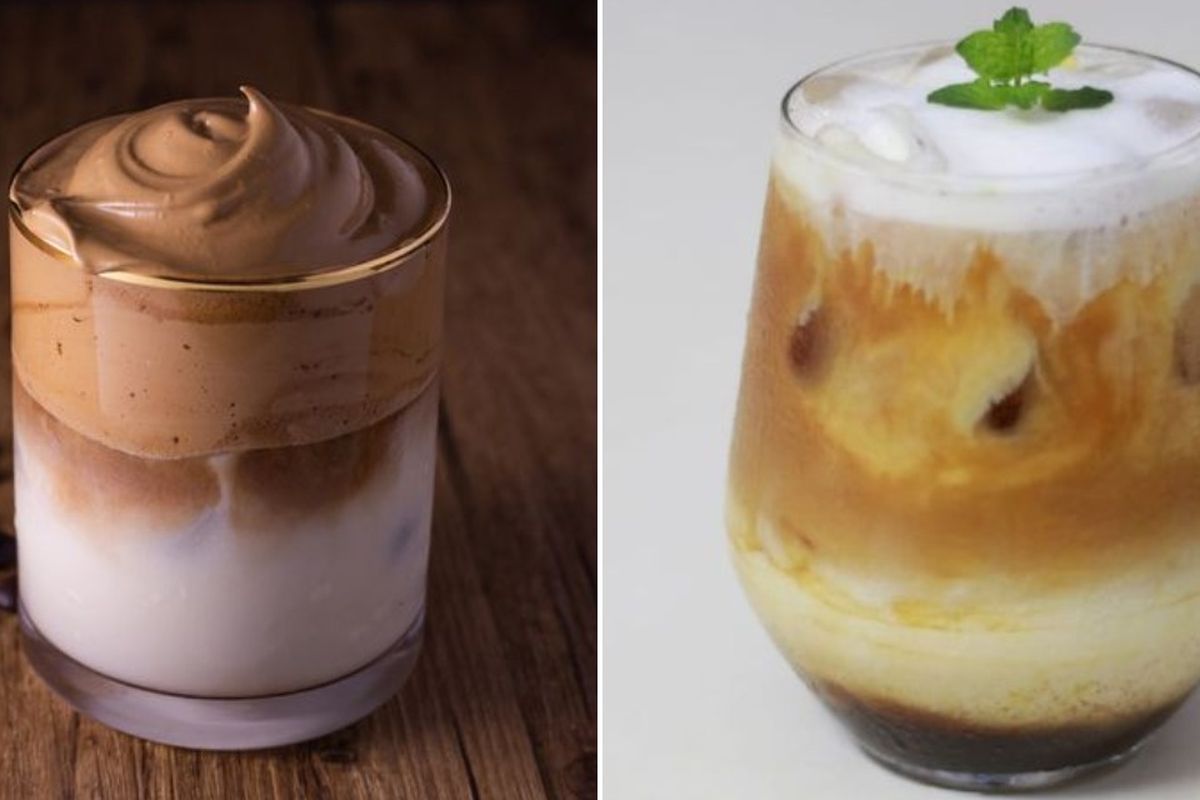 Dalgona Coffee dan Es Kopi Kunyit