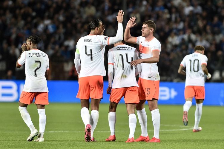 Hasil Yunani Vs Belanda 2-2, Reijnders Penyelamat Oranje