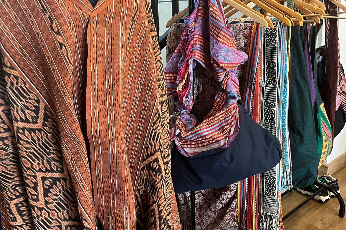 Kain tenun NTT, dalam acara Meet The Makers