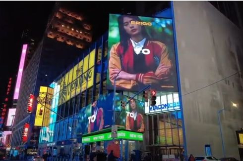 Keren, Iklan Brand Lokal Erigo Tampil di Times Square New York
