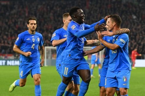 Hasil Hongaria Vs Italia 0-2, Sejarah 1.500 Gol Antar Gli Azzurri ke Semifinal