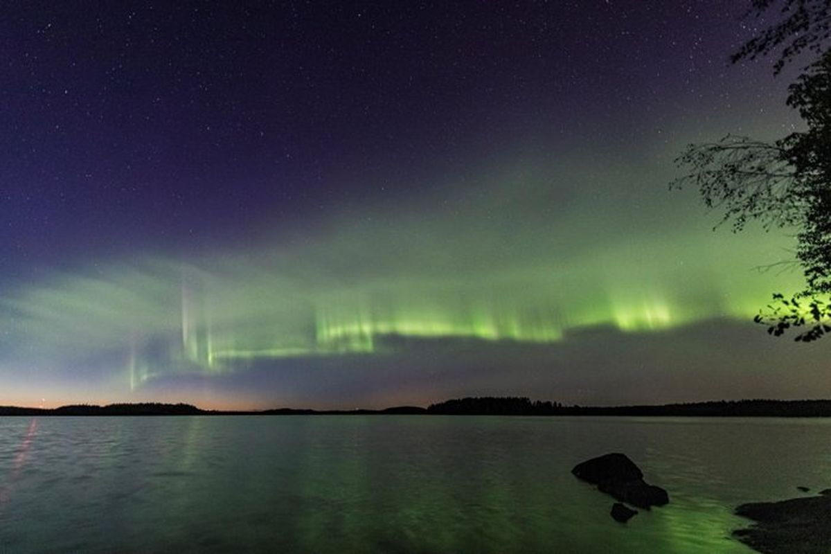 Aurora jenis baru ditemukan di Finlandia, namanya Aurora Bukti Pasir.