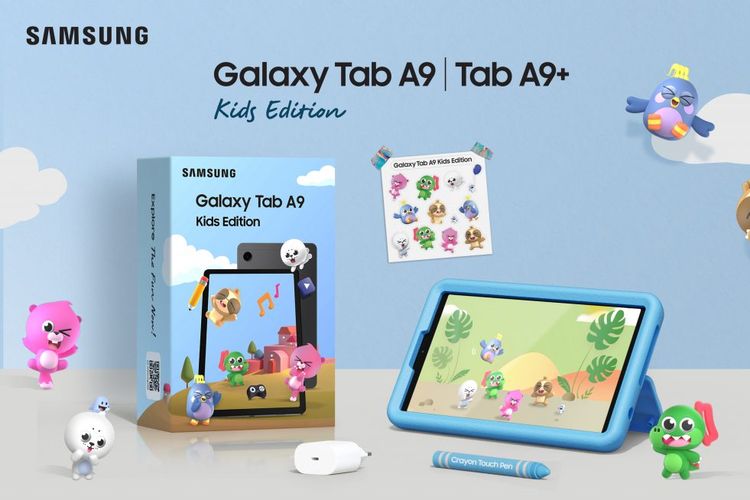Samsung resmi memperkenalkan tablet terbarunya khusus anak-anak ke Indonesia. Tablet tersebut bernama Samsung Galaxy Tab A9 series Kids Edition