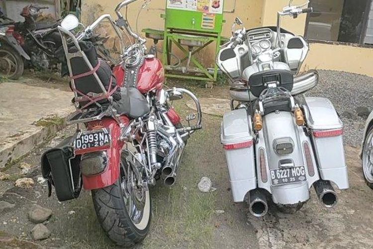 Dua motor gede yang menabrak dua bocah kembar di Pangandaran hingga meninggal dunia. 