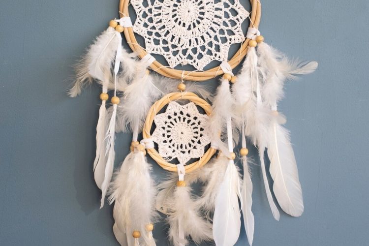 Ilustrasi dream catcher atau penangkap mimpi