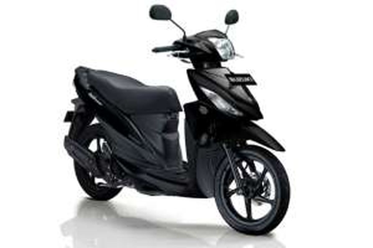 Suzuki Address Black Predator.