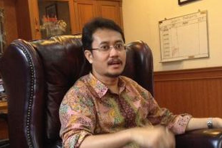 Komisioner Komisi Pemilihan Umum, Ferry Kurnia Rizkiyansyah, di KPU Pusat, Jakarta, Selasa (10/6/2014.