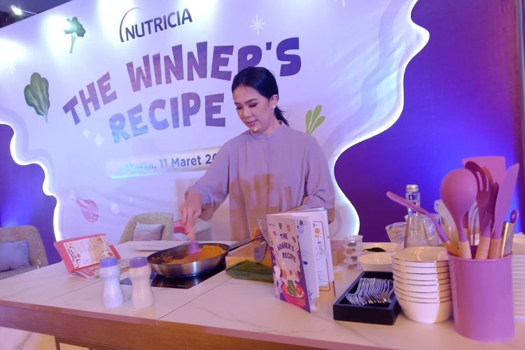 Acara peluncuran buku The Winner's Recipe di Jakarta.