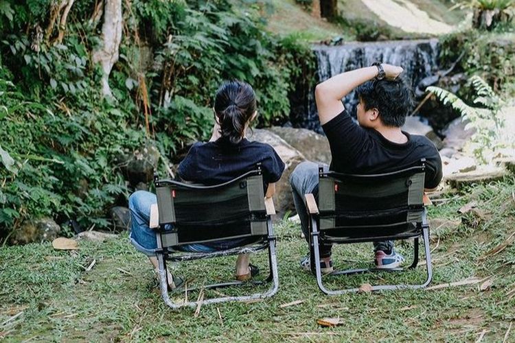 Air Terjun Mini di Omah Ndelik Bogor, Puncak, Jawa Barat