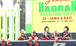Halaman Kantor Bupati Anas Jadi Arena Lomba Hadrah