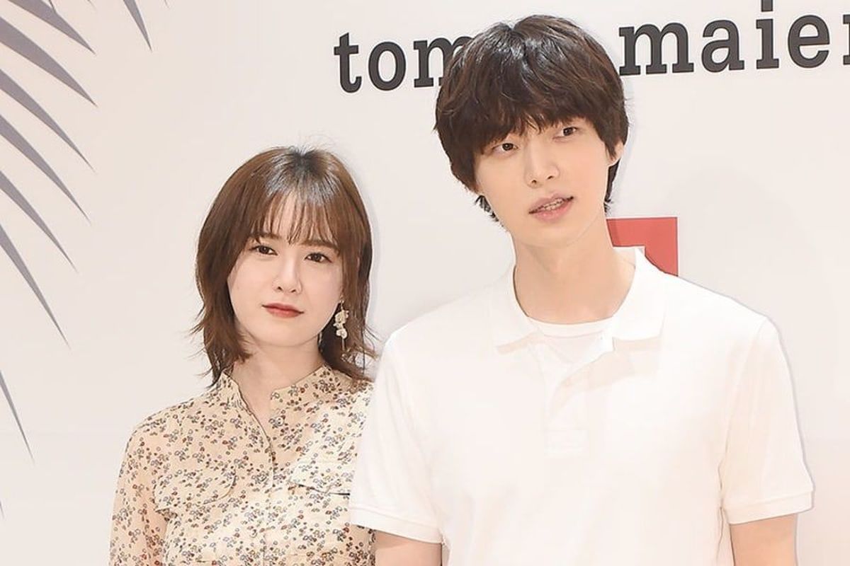 Pasangan suami istri Goo Hye Sun dan Ahn Jae Hyun.