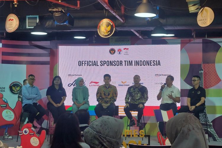 Olimpiade 2024: NOC Indonesia Didukung 6 Sponsor, Pin Khusus untuk Defile