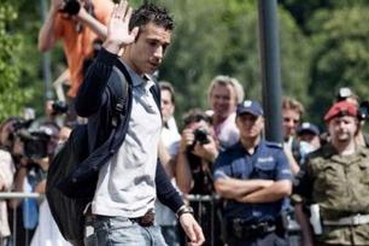 Striker Arsenal asal Belanda, Robin van Persie.