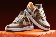 Dilelang, 200 Pasang Nike Air Force 1 x LV Kreasi Virgil Abloh