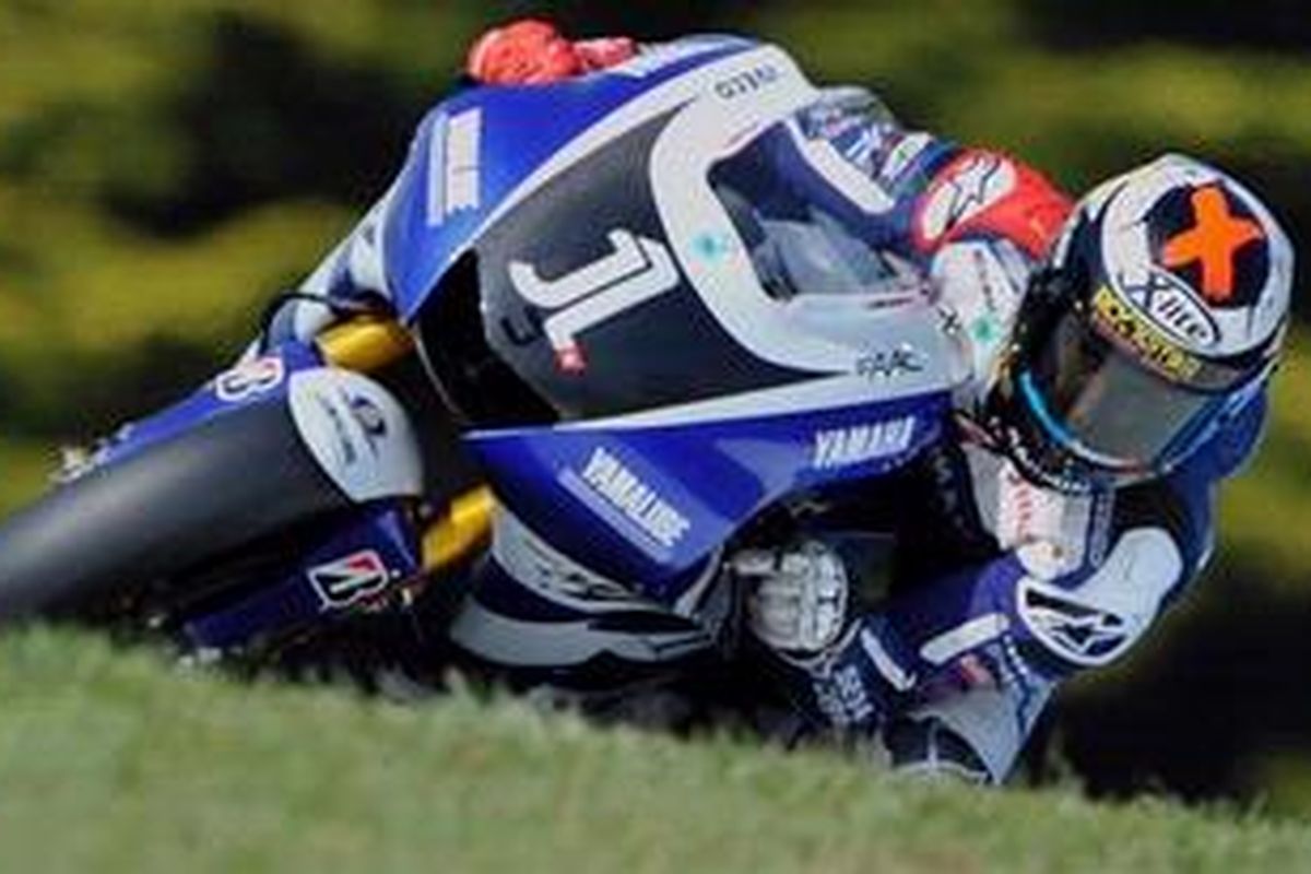 Pebalap Yamaha, Jorge Lorenzo.