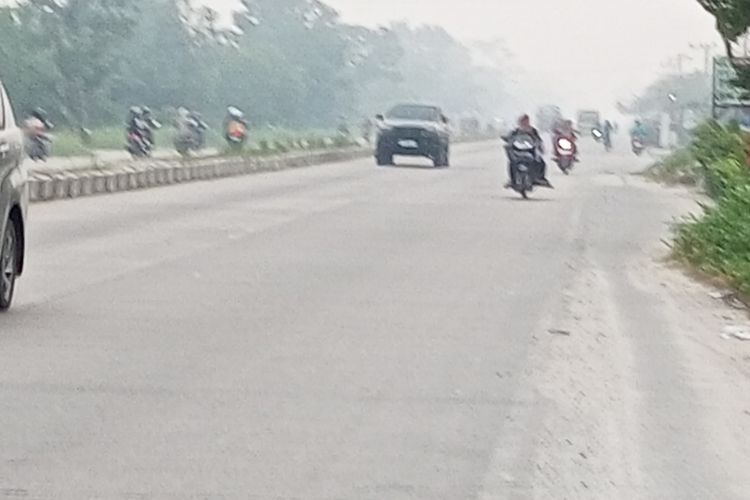 Riau Diselimuti Kabut Asap Tebal Karhutla, BMKG: Kiriman dari Selatan