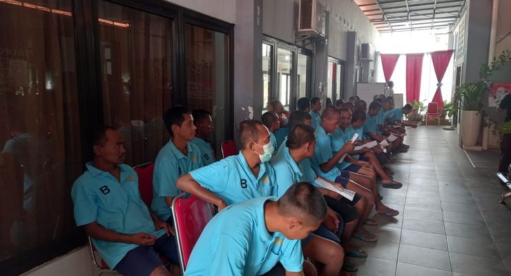 Ratusan ODGJ di Liponsos Keputih Surabaya Ramaikan Pilkada Jatim