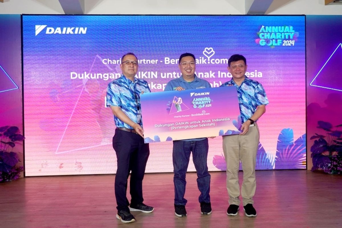 Lewat DAIKIN Charity Golf, DAIKIN berhasil menghimpun dana bantuan sebanyak Rp 150 juta.