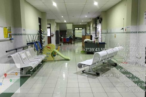 Hujan Deras, 2 Teras Gedung RSJ Ghrasia Sleman Tergenang Air