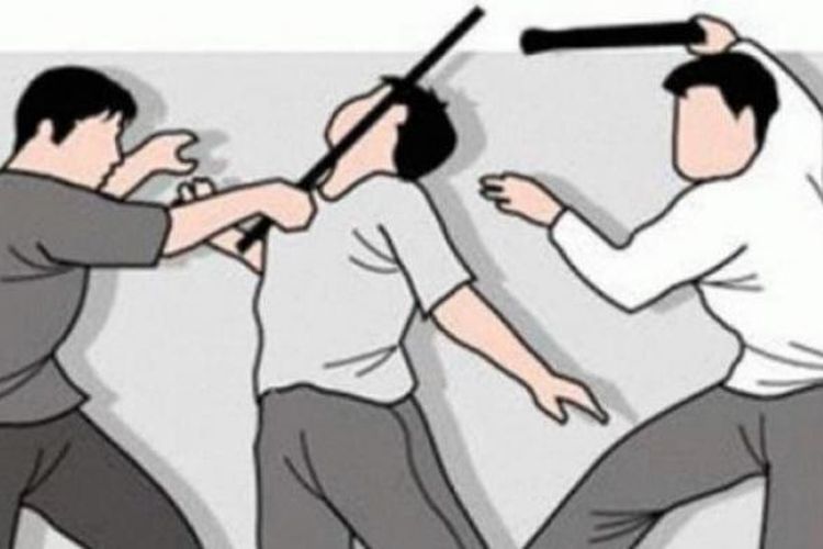 (Ilustrasi) Pengeroyokan. Seorang siswa kelas XI-7 SMAN 3 Taruna Angkasa Madiun berinisial MA (16), menjadi korban pengeroyokan belasan seniornya hingga pingsan dan memar sekujur tubuhnya.