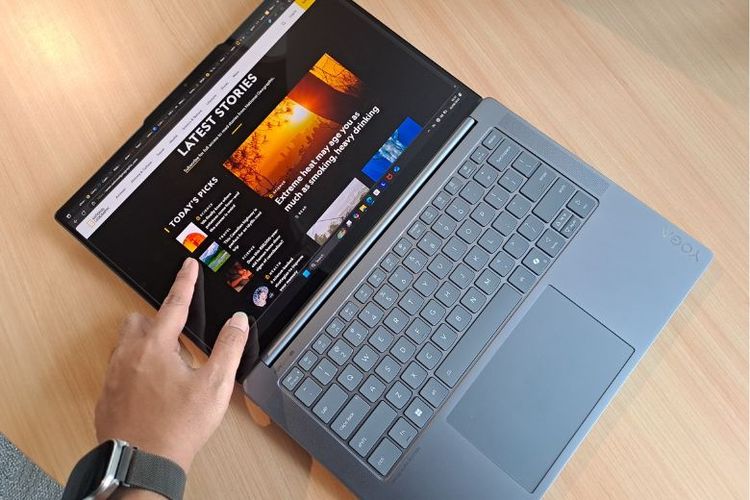 Yoga Pro 7i Aura Edition dilengkapi layar dengan sertifikasi T&Uuml;V Low Blue Light yang nyaman di mata. Menjaga produktivitas tetap optimal tanpa mengorbankan kesehatan visual pengguna.