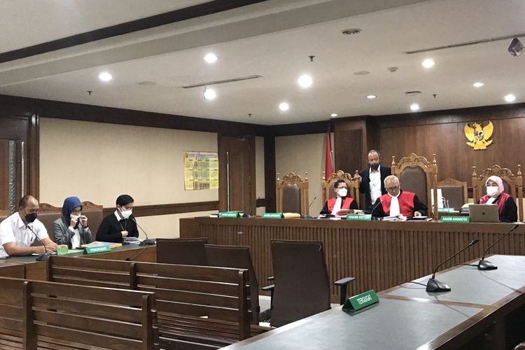 Persidangan gugatan Kementerian Pertahanan (Kemhan) melawan putusan International Chambers of Commerce (ICC) Singapore di Pengadilan Negeri (PN) Jakarta Pusat, Rabu (6/7/2022).