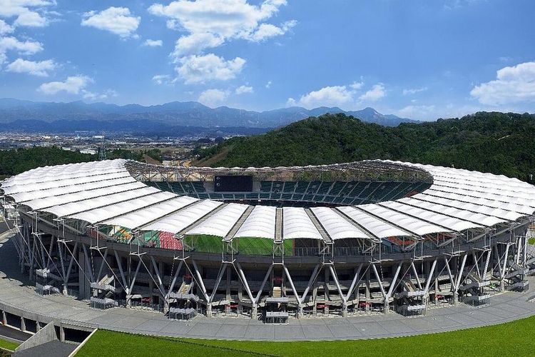 Ilustrasi Stadion Shizouka ECOPA, Jepang.