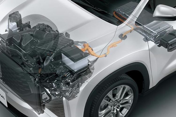 Baterai pada Toyota Innova Zenix Hybrid.
