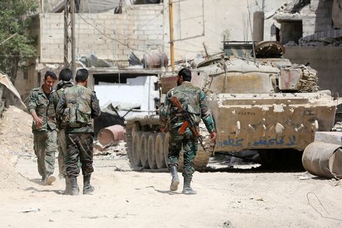 Jadi Target Serangan, Pasukan Suriah Kosongkan Markas Pertahanan Utama