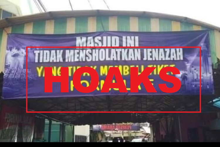 Hoaks, sebuah masjid tolak shalatkan jenazah yang tidak beli tiket Formula E