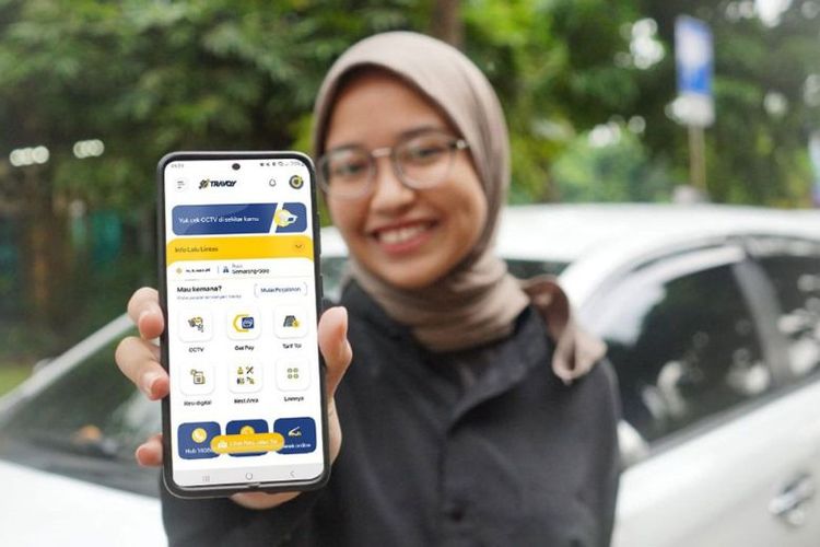 Cara cek tarif tol melalui aplikasi Travoy, Google Maps dan Waze.