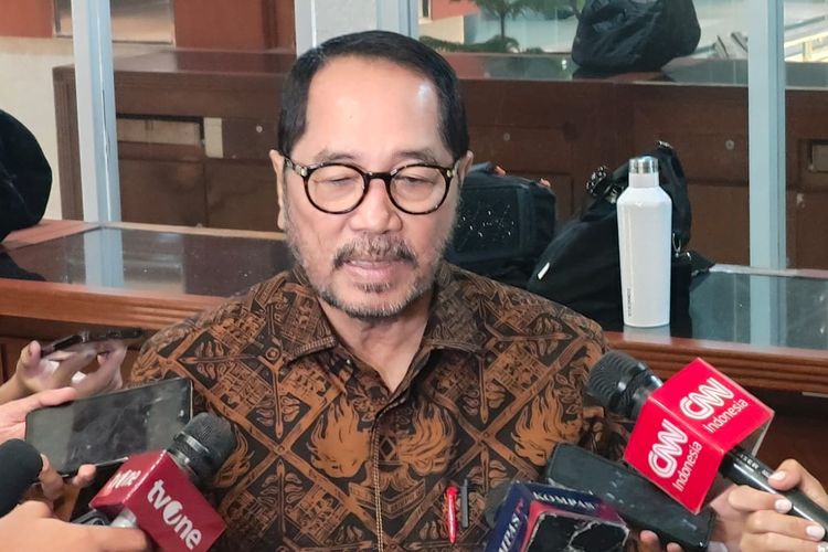 Ketua DPP Partai Golkar Firman Subagyo ditemui di Kompleks Parlemen Senayan, Jakarta, Senin (18/3/2024).