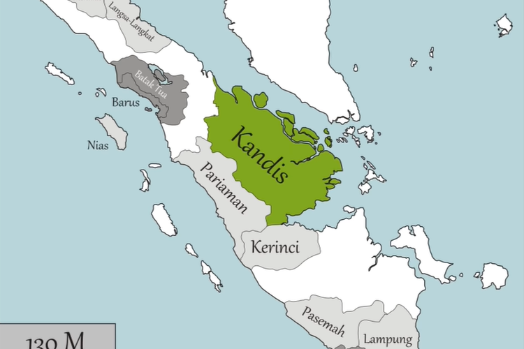 Letak dan Wilayah Kerajaan Kandis