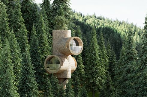 Rancangan Menarik, Rumah Pohon Modular